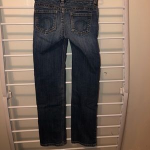 ROXY Dark Denim Jeans, Size 10 Kids